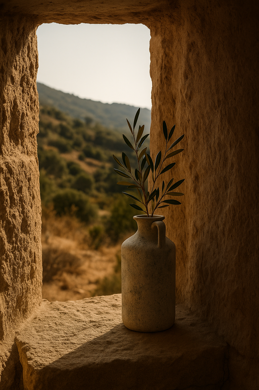 Vase en céramique Vintage fait à la main.