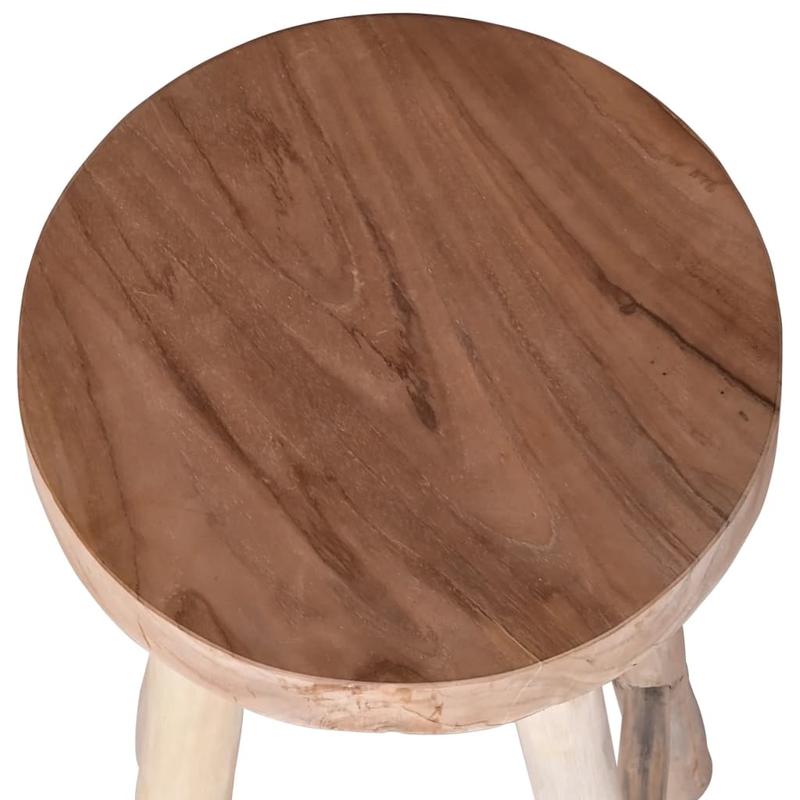 Solid teak wood bar stool